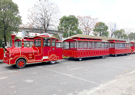 景區(qū)引入燃油觀(guān)光小火車(chē)，打造綠色旅游目的地